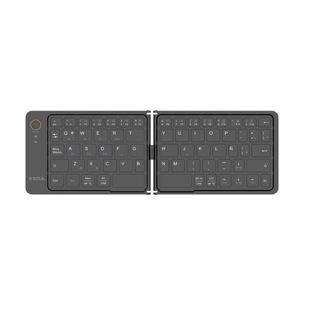 Teclado Inalambrico Soul KBT02 Bluetooth Plegable Negro