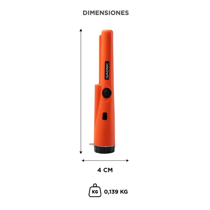Detector De Metales Gadnic Con Indicador De Profundidad - Vista 6