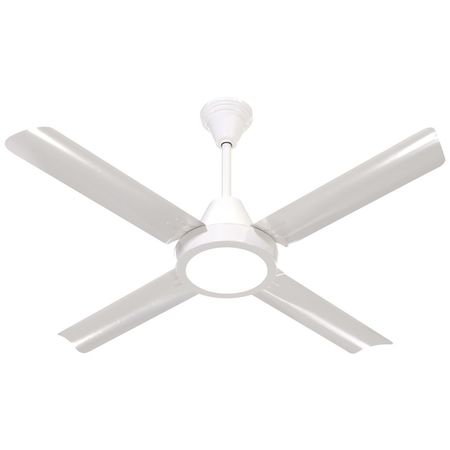 Ventilador De Techo Severbon Fusion Led Blanco Motor Dc 030156