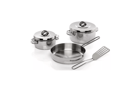 Gamuza Set MiniCheff Acero Inoxidable Cocina