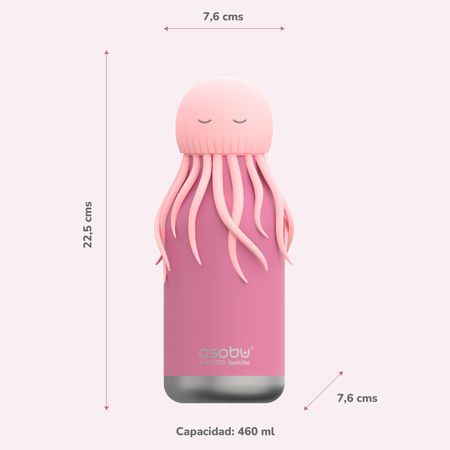 Botella Asobu Bestie 460 ml - Jelly Fish