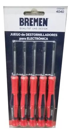 Set de Destornilladores Bremen 5 Piezas Perilleros