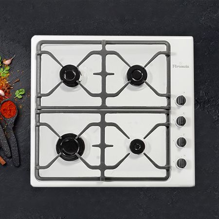 Anafe Florencia 60 CM Blanco Flor 6746B