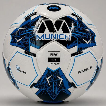 Pelota Munich Force V1 Alto Rendimiento Certificacion Fifa Azul