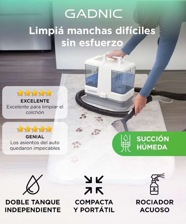 Aspiradora Gadnic Limpiador de manchas 350W - Vista 2