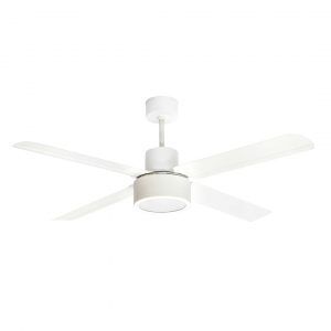 VENTILADOR DE TECHO PROTALIA 3418R BLANCO C/R CHAPA MICROTEXTURADO C/LUZ LED - 4608757 