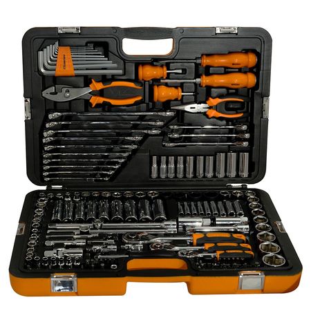 Juego Herramientas Lusqtoff Racing Set Tubos 150 Pzs