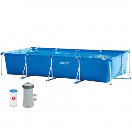 Pileta C/Bomba Rectangular Estructural Intex
