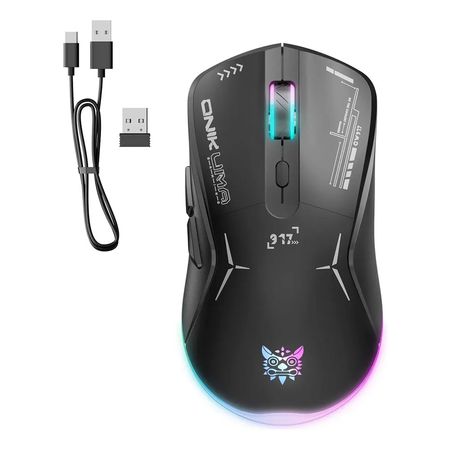 Mouse Gamer Negro Onikuma CW917 Luces RGB 