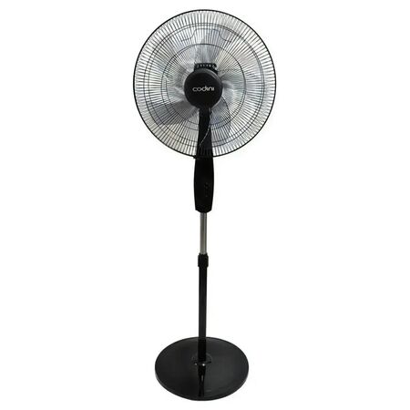 Ventilador Codini De Pie 18 Negro - 3 Vel/ 5aspas/80w V18n