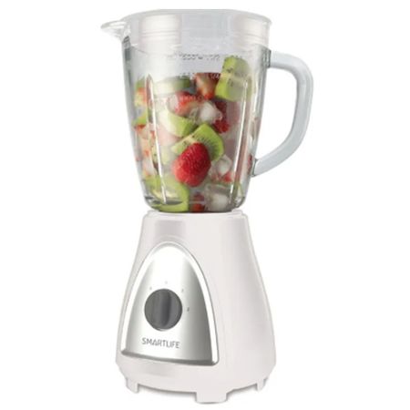 LICUADORA SMARTLIFE SL-BL1008WPN WHITE 1.5L.400W.J/VIDR. - 4605376