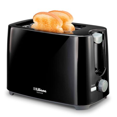 Tostadora Liliana Tostler 750w. Negro