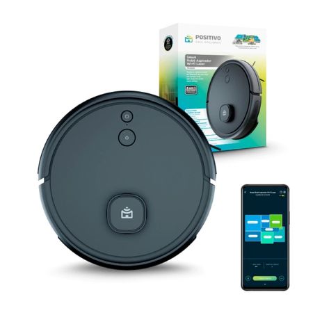 Aspiradora Robot Positivo Laser Mapea Trapea PRA-800