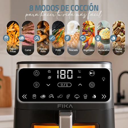Freidora de aire 7L Air Fryer Digital  Fika