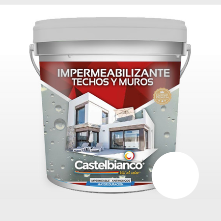 Impermeabilizante Techos y Muros Blanco 10 L