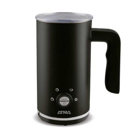 Espumador Atma ELAT21BP de Leche Y Calentador 450Ml Negro