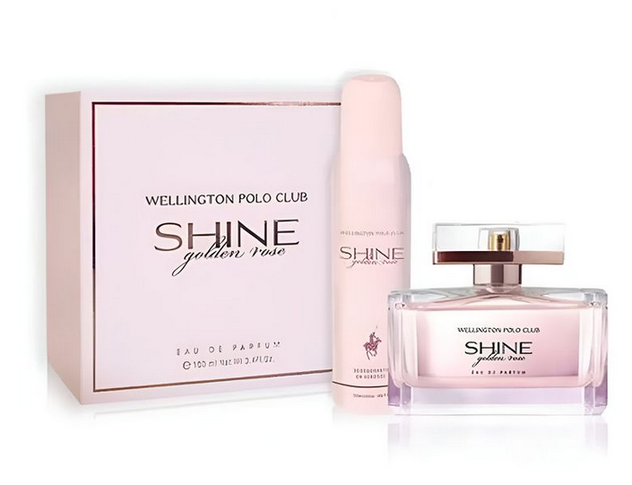 Set Shine Golden Rose EDP 100 Ml + DEO - Vista 1