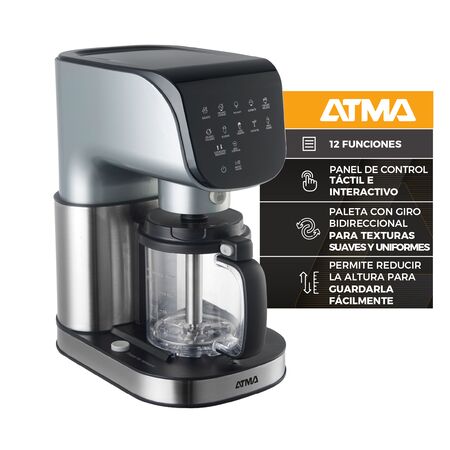 Máquina De Helado Atma Dolce 10 Programas Inox ICMAT1010N