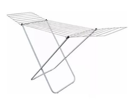 Tender Ropa Pie con Alas Plegable Grande 8 Varillas