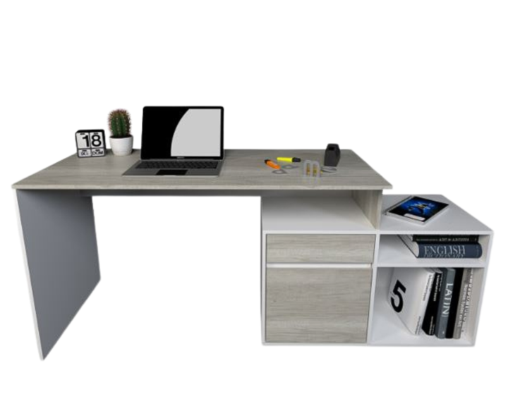 Escritorio Linea Home C/ Mueble 1pta 1cajon 3048 Nev/Ev Tables - Vista 3