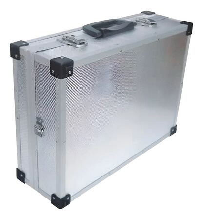 Maletín De Herramientas Profesional E148 Black Jack Aluminio Gris