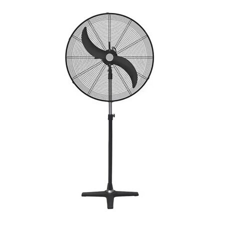 Ventilador De Pie Mt Home 26 Pulgadas Industrial 3 Aspas Barral Extensible