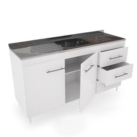 Bajo mesada 140 Cm 3014 Blanco