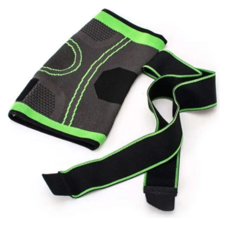 Rodillera Elastica Ortopedica Ajustable Color Verde