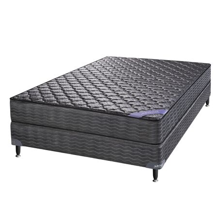 Colchon y Sommier Inducol Imperial 2 Plazas 130x190x21 de Resortes Bonnell