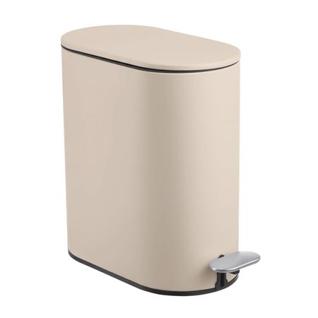 Recipiente Tacho De Basura Oval Acero A Pedal 5lt - Suka