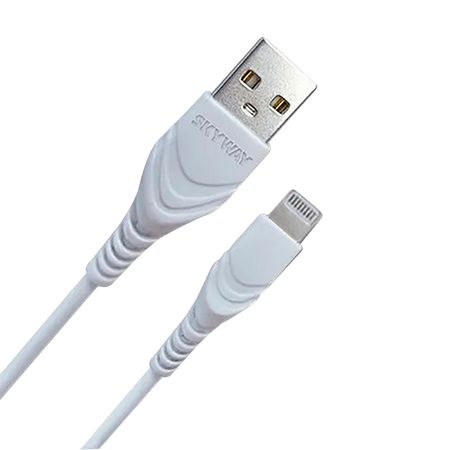 Cable Lightning A Usb Skyway 2 Metros Compatible iPhone Gtia