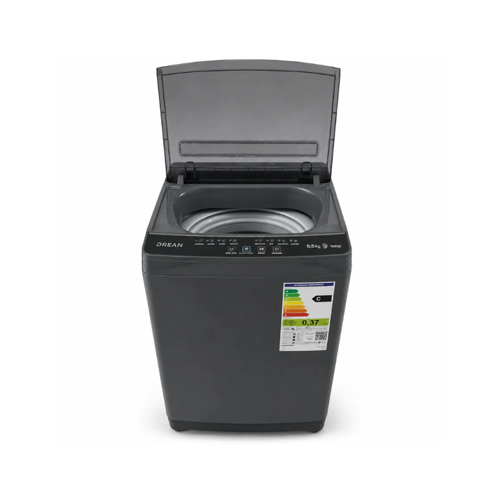 Lavarropas Drean 5.5Kg 700RPM Carga Superior LPDRU0670ILG0 Gris - Vista 3