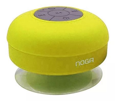 Parlante Bluetooth Noga P78 Resiste Agua Manoslibres Amarillo