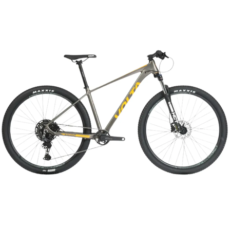 Bicicleta MTB Volta Viggo R29 9V Shimano Cues Gris/Ama Disco Hidr. Talle M