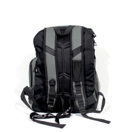 Mochila De Natación Aquon Global 35 Litros Lisas Gris Negro