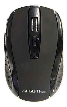 Mouse Inalámbrico Argomtech Ms32 Usb 2,4ghz Negro