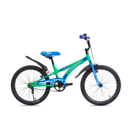 Bicicleta Infantil Topmega Speedmike Talle Único R20 1V Verde/Azul