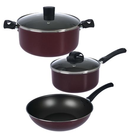 Bateria de cocina Cacerola Wok Aston Bordo