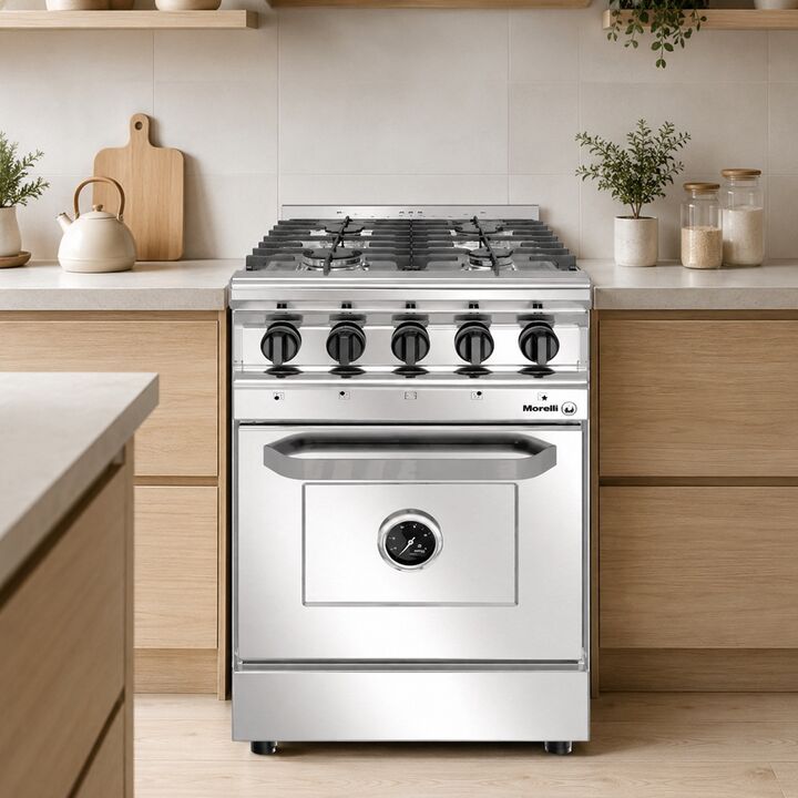 Cocina Industrial Morelli Multigas Capri 550 4H - Vista 4
