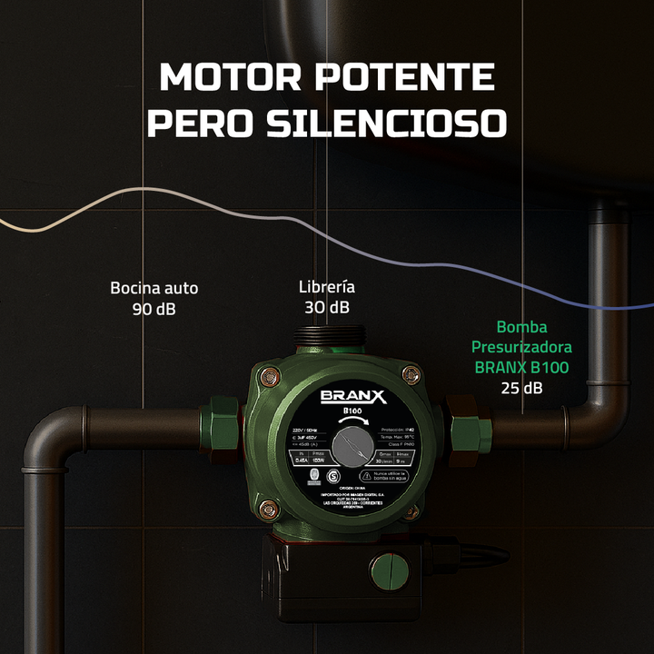 Bomba Presurizadora De Agua Branx 125w Elevadora Presion 9m - Vista 7