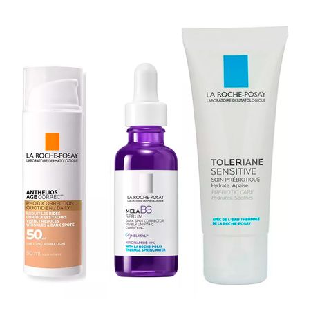 Set La Roche Posay Mela B3 +Toleriane +Age Correct CC