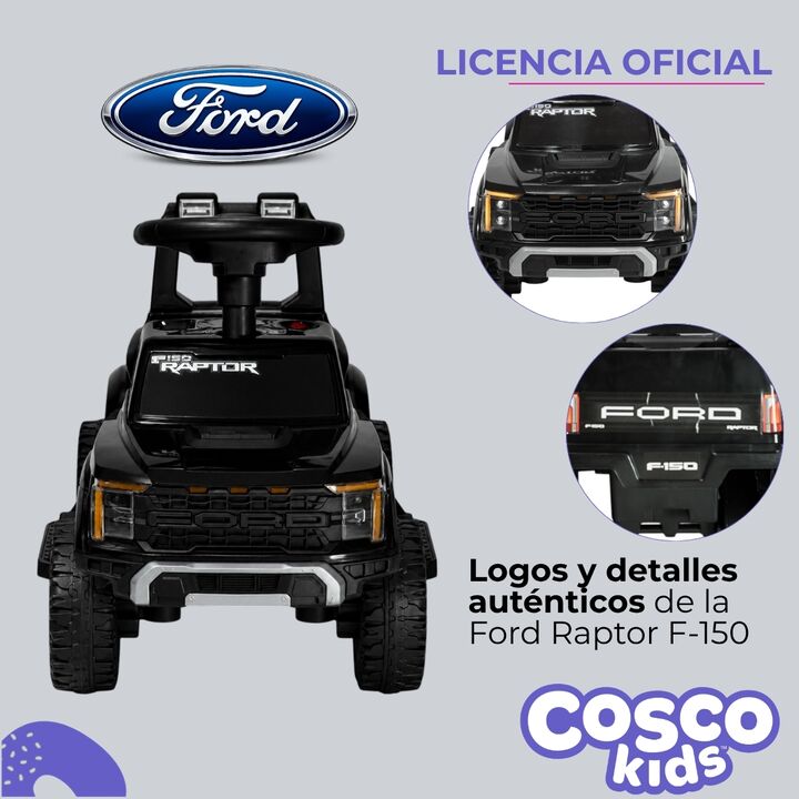 Ford Raptor a batería 6v Cosco Negra - Vista 14