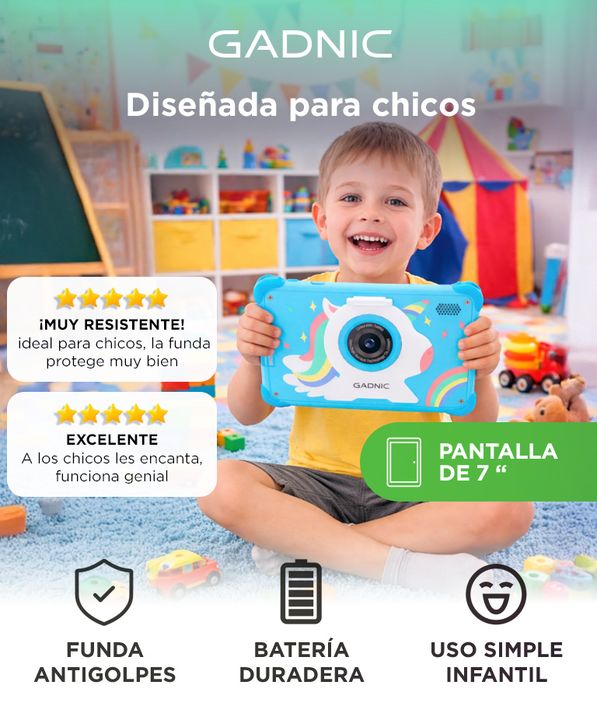 Tablet Digital Gadnic 1GB RAM 8GB Android 7 Pulgadas - Vista 2