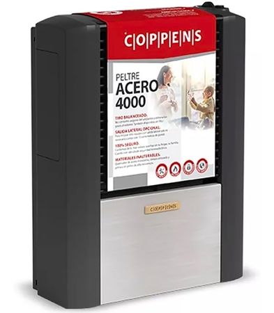 Calefactor Coppens 4000 Peltre Acero Tbu S/Derecha Multigas