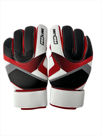 Guante De Arquero Proline Negro Blanco y Rojo Adulto Talle 17-18 Cm SMT00508GLV18