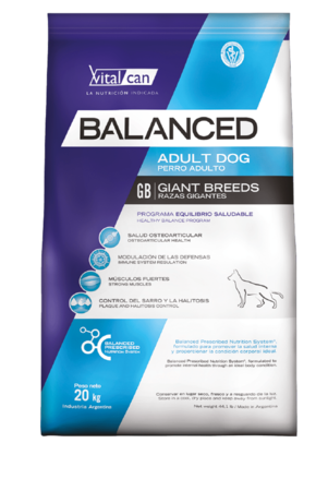PERRO BALANCED ADULTO GIGANTE x 20kg