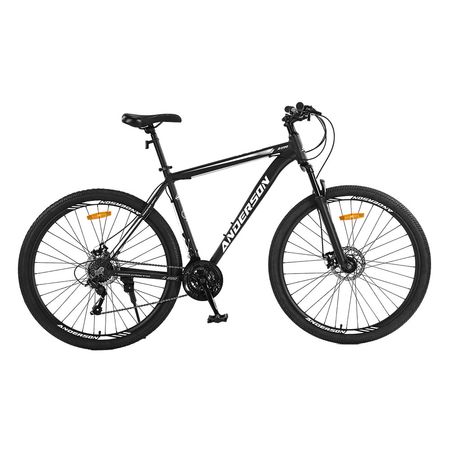 Bicicleta Mtb Anderson A600 R29, 21V Freno a Disco, Suspensión, Negro/Blanco L