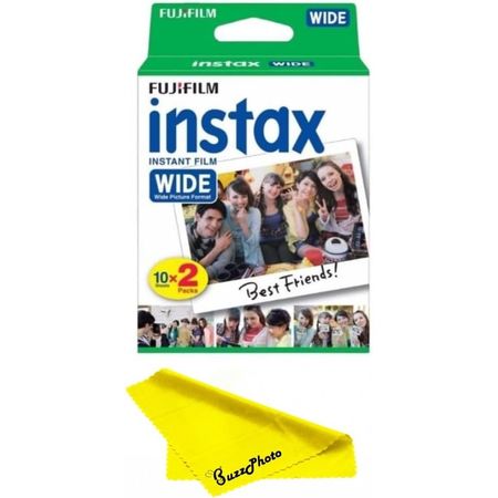 Pack 2 Films Fujifilm Instax Wide White 20 Fotos