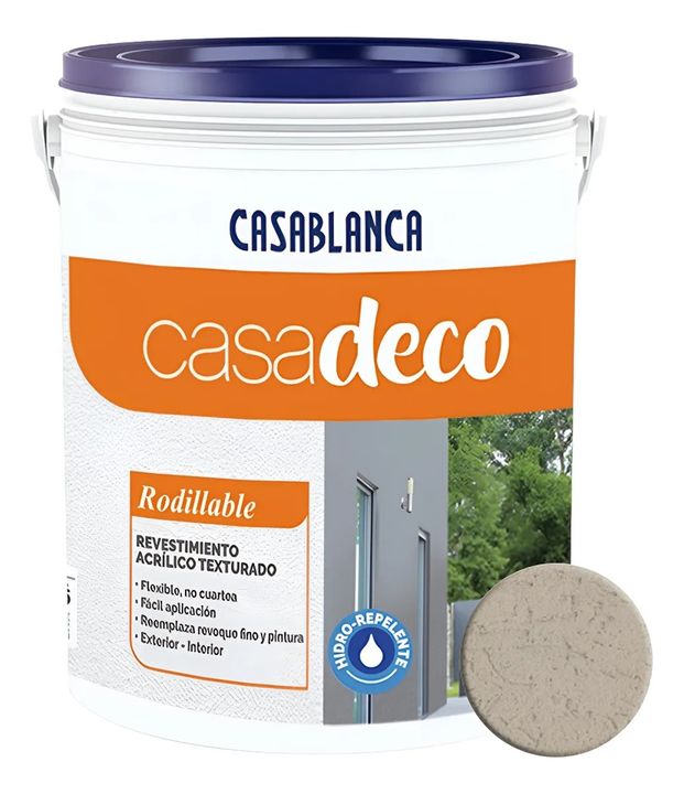 Latex Revestimiento Acrilico Texturado Rodillable Fino 20L/25Kg Color Cartón Postal - Vista 1