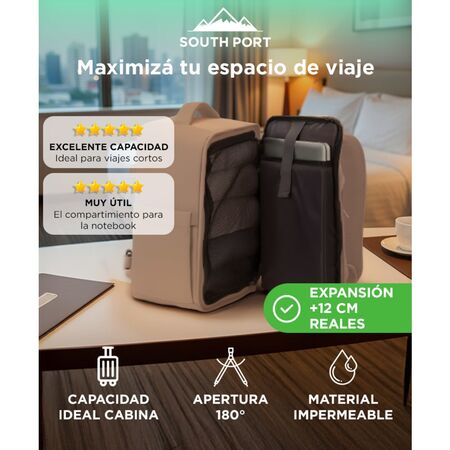Mochila de Viaje Para Equipaje South Port MCH228 Impermeable